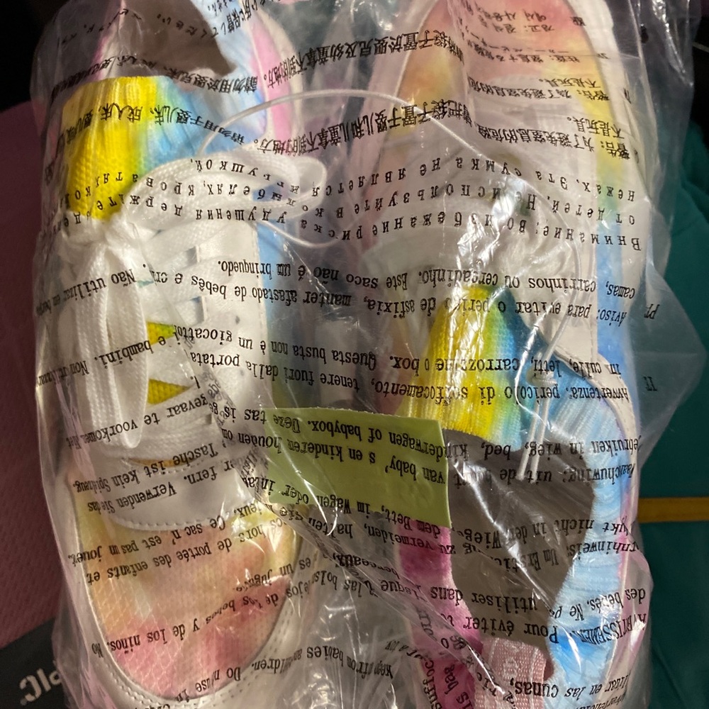 LAST PAIR NWT Juicy Couture Multicolor Watercolor Low-Top - Picture 5 of 10